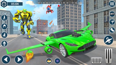 Police Flying Car Robot game Screenshot