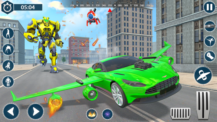 Police Flying Car Robot game