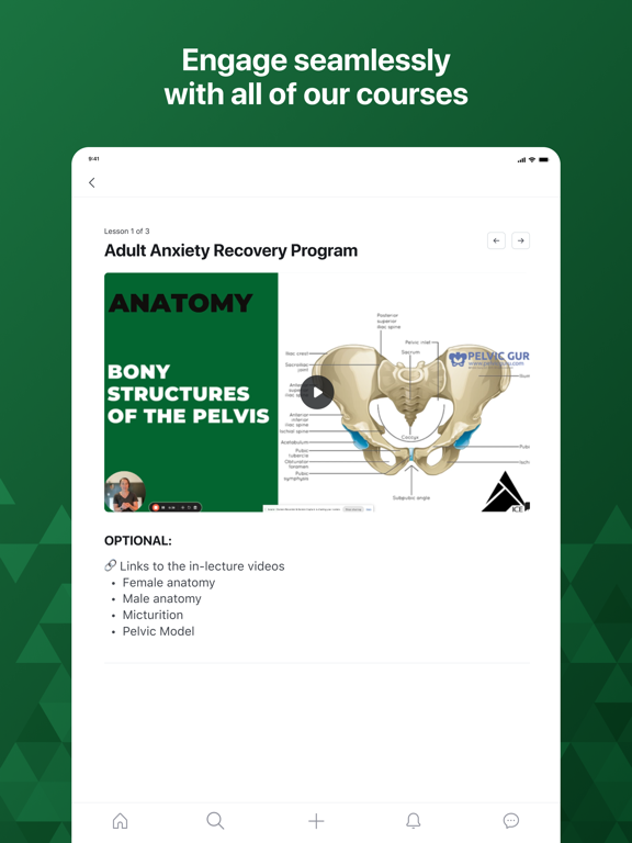 ICE Physio iPad screenshot 2 - Social Networking app
