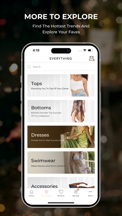 Micas - Clothing & Fashion Screenshot
