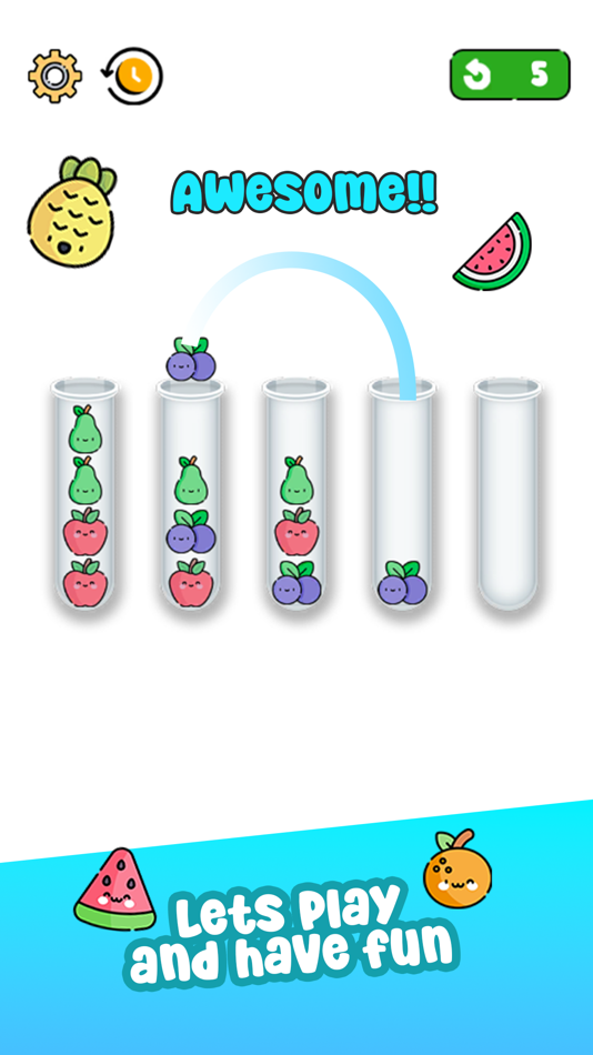 #8. Watermelon Sort Fruits Puzzle (iOS) 由: Moh Fatkur Rozi