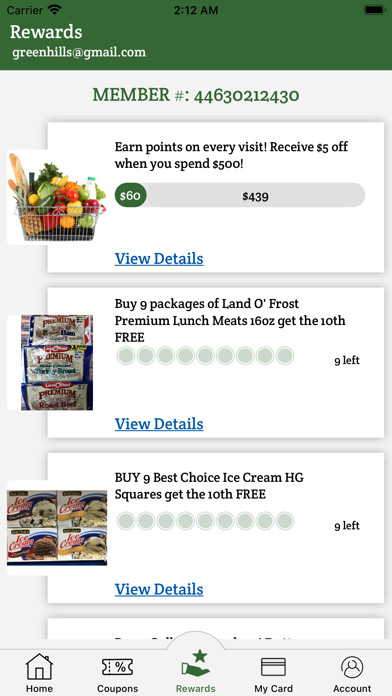 MO Greenhills Grocery Screenshot