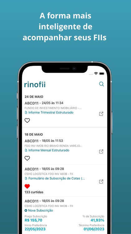 Rinofii - Fundos Imobiliários
