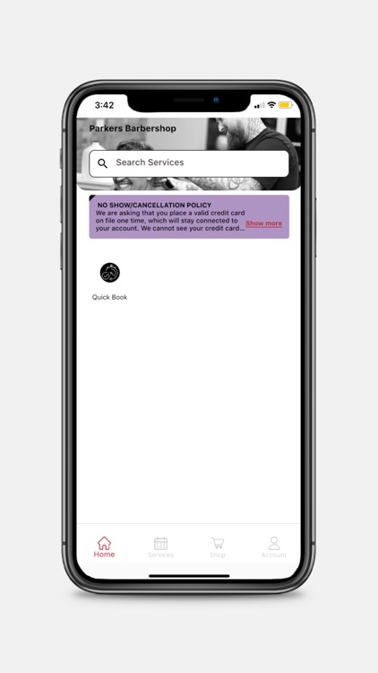 Parker's Barber Shop App
