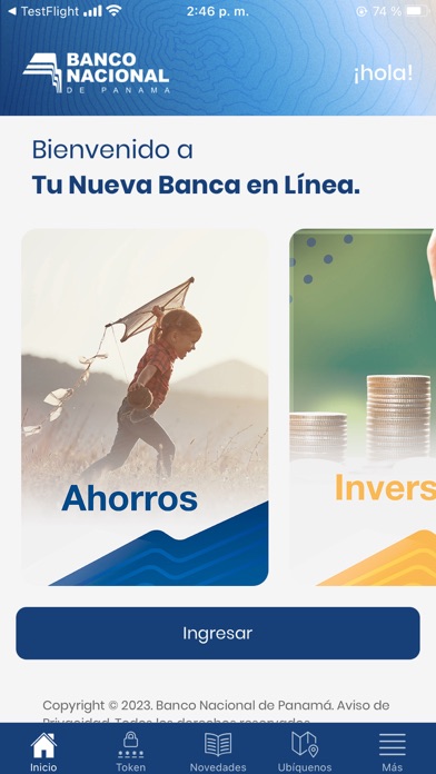 Banca Móvil de BNP 2.0 Screenshot