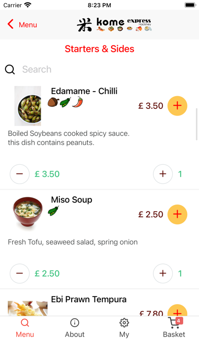 Kome Express Hackney Screenshot