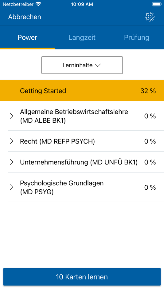 #5. Meine Flashcards (iOS) 由: Euro-FH EUROPÄISCHE FERNHOCHSCHULE HAMBURG GmbH