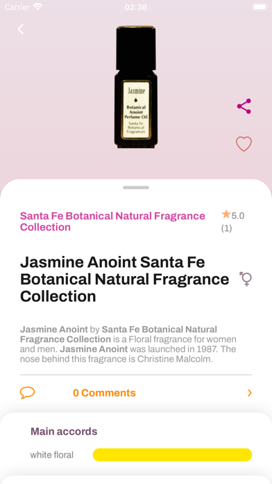 Perfumer App Screenshot