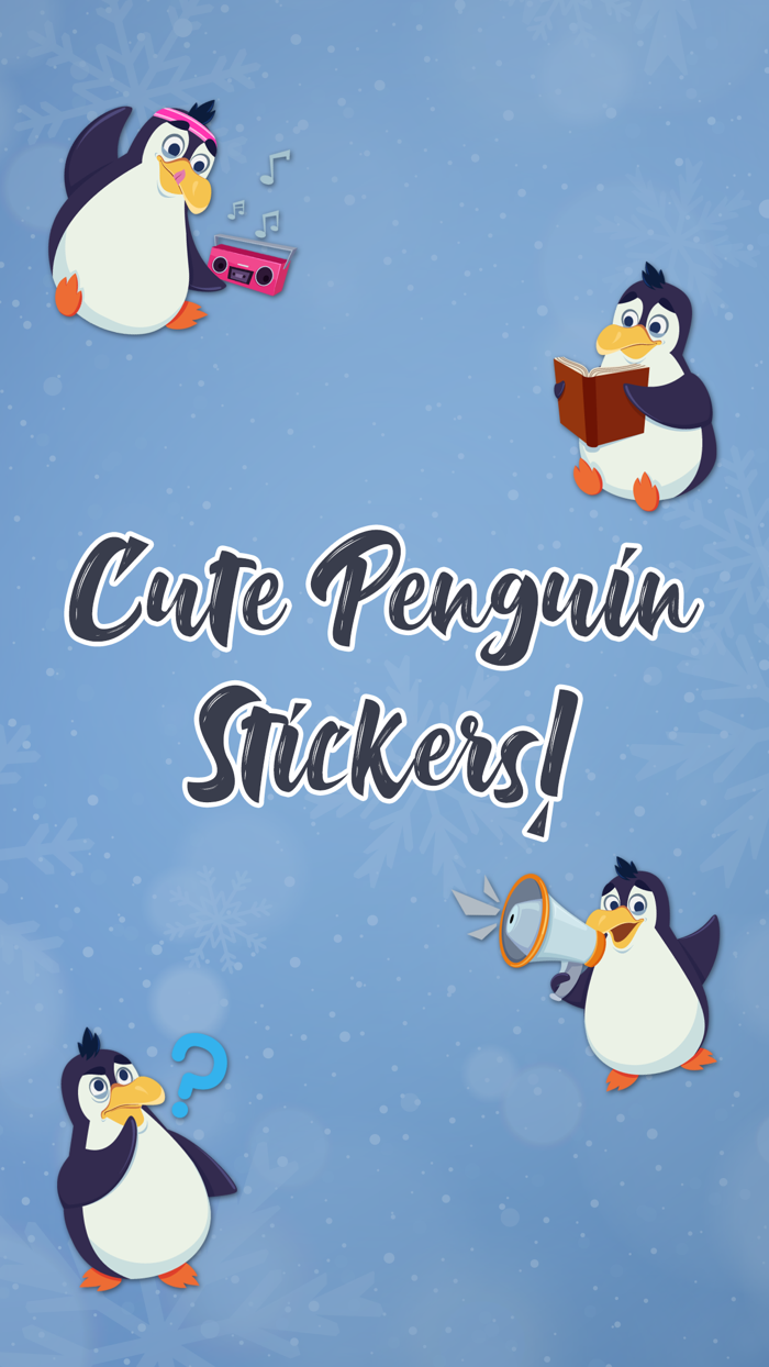 Cute Penguin Stickers.