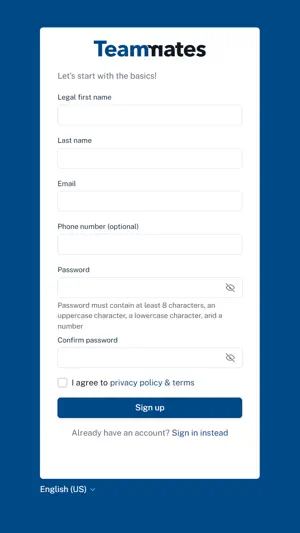Teammates App screenshot 2