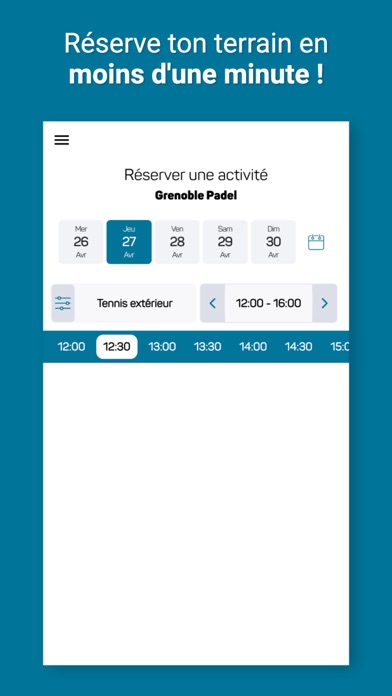 Grenoble Padel Screenshot