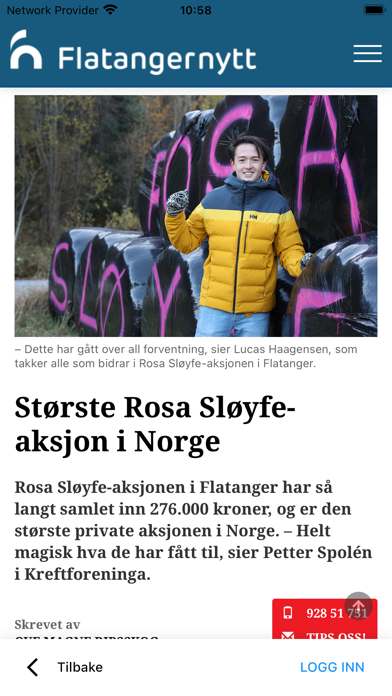 Flatangernytt Screenshot