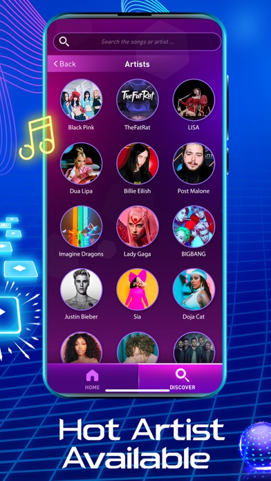 Screenshot #3 pour Tiles Hop EDM Rush Music Ball