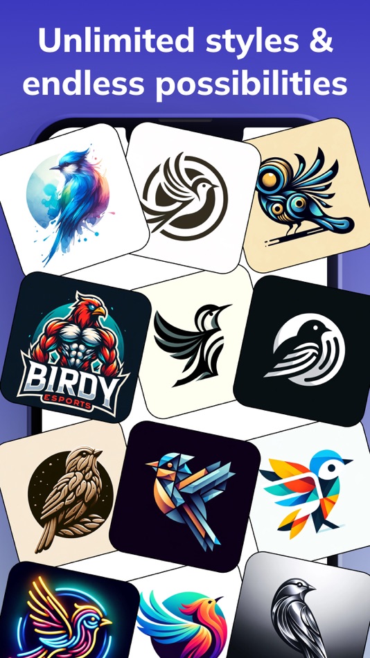 #4. AI Logo Maker - Design Creator (iOS) 来自: DAMIEN, NATHANAEL ELLEDGE
