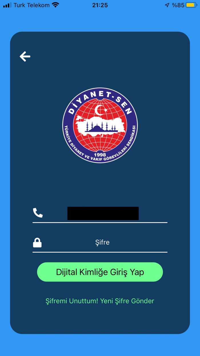 Diyanet Sen Dijital Kimlik