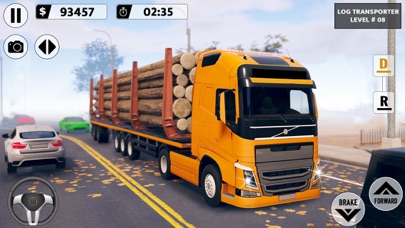 Log Transporter Truck Driving Screenshot