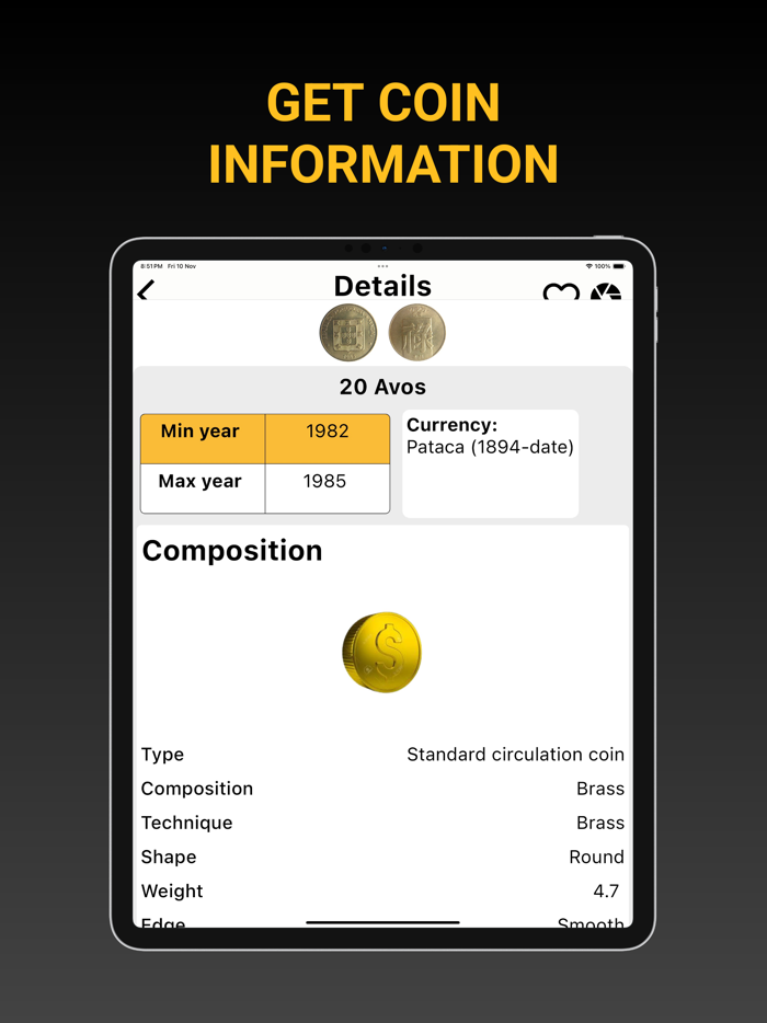 Coin Identifier - Scan Value