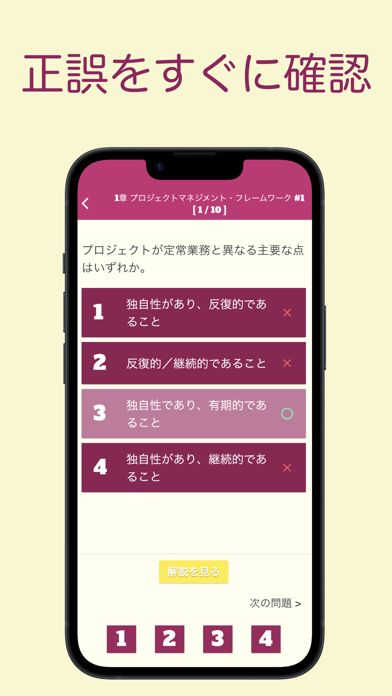PMP オリジナル問題集 〜プロジェクトマネジメント問題集〜 Screenshot