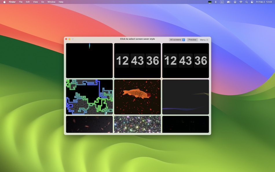 #5. Cool ScreenSaver (macOS) 由: 洁 高