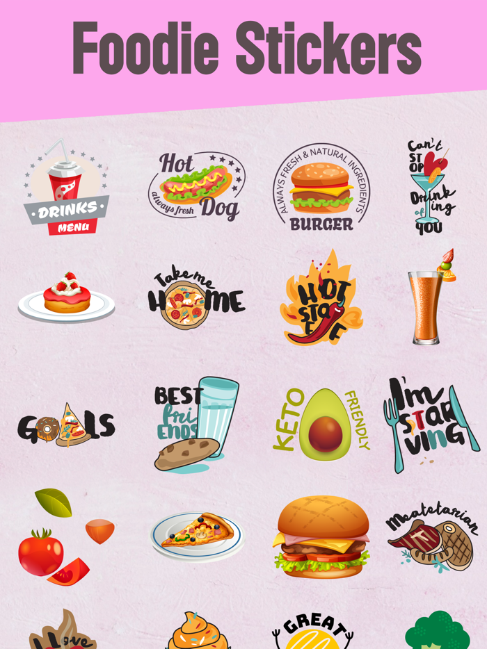 Foodie Stickers Fun