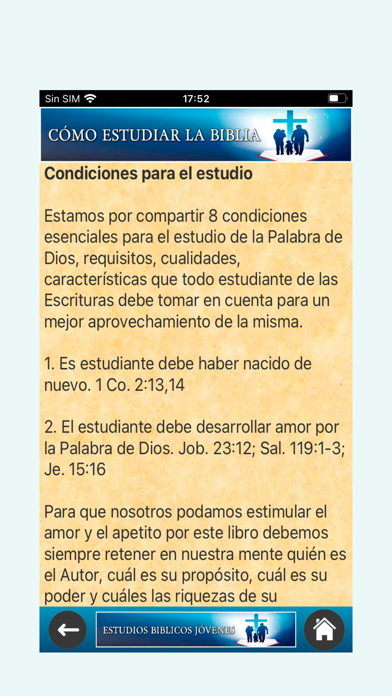 Estudios Bíblicos Jóvenes Screenshot