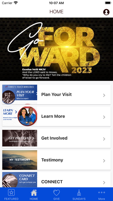 Christ's Touch Ministries Screenshot