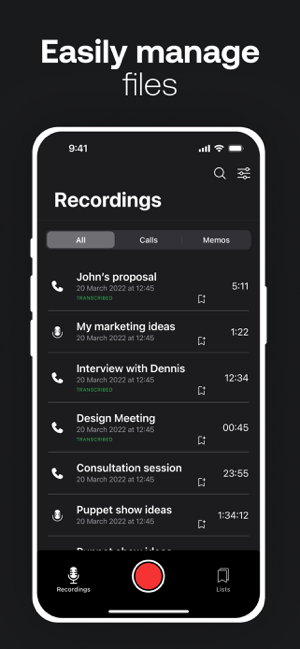 ‎TapeACall: Call Recorder Screenshot