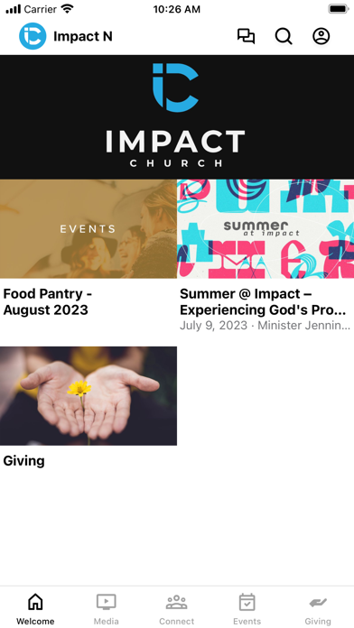 Impact Church VA Screenshot