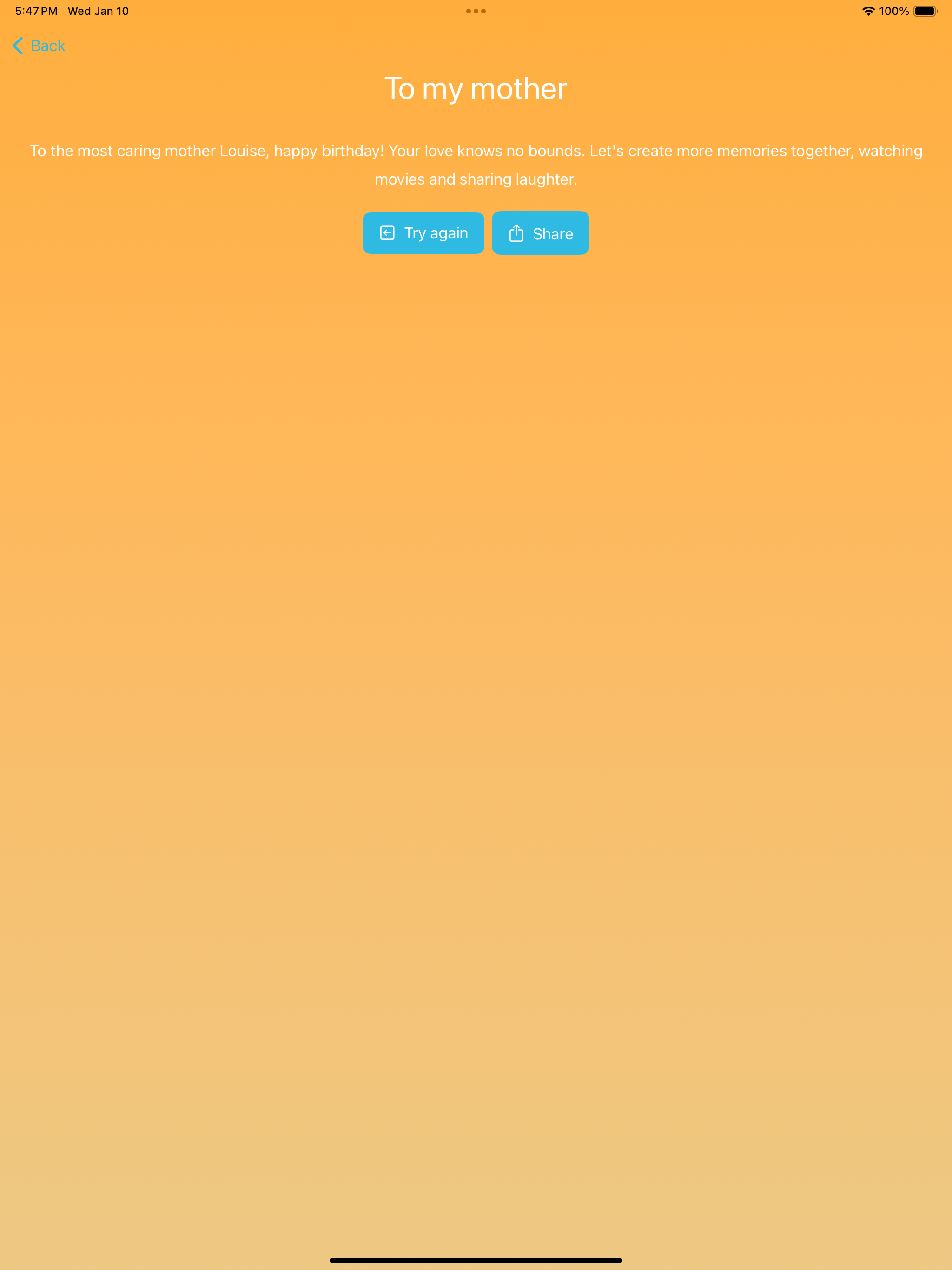 Help me write this card!