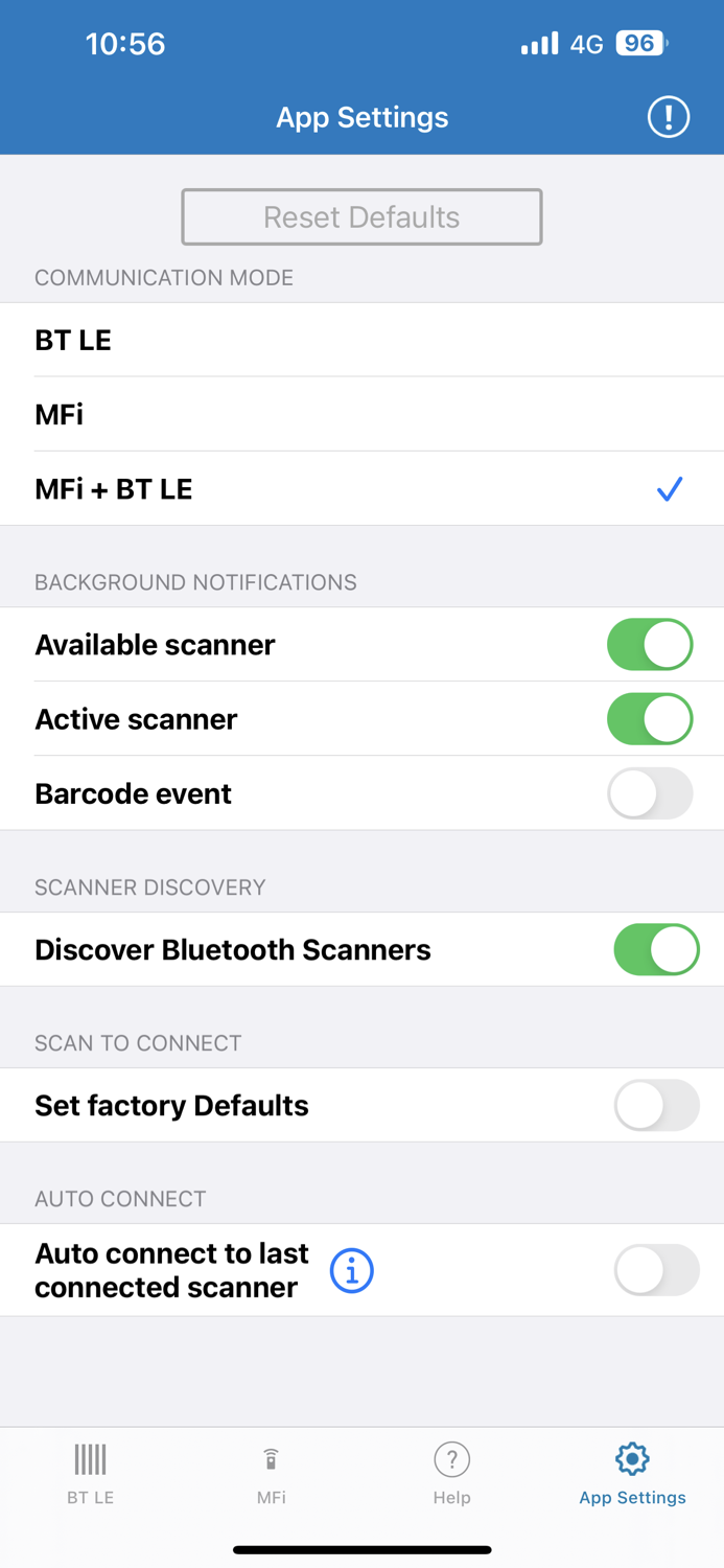 Zebra Scanner Control