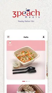 3peach meals iphone screenshot 1