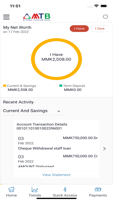 MTB Bank Mobile Banking Screenshot