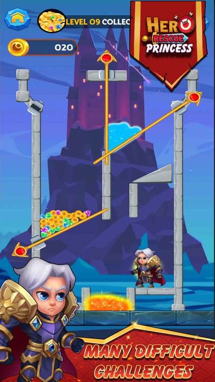 Hero Rescue - Pull Pin Puzzle screenshot-4