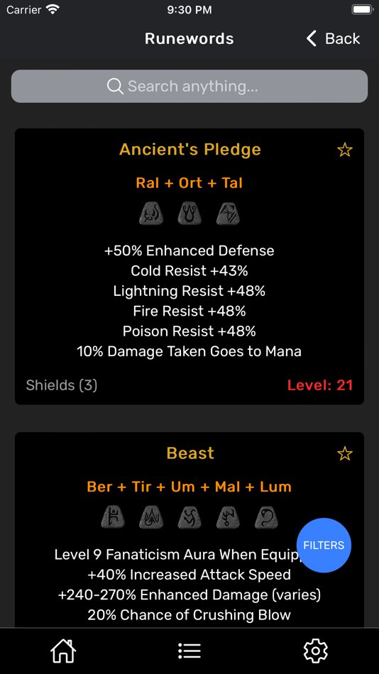 #1. Tome of D2 (iOS) Podle: Alexander Sommerville