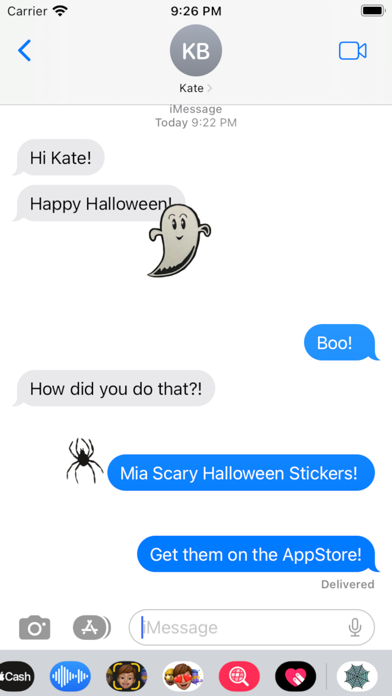 Screenshot #2 pour Mia Scary Halloween Stickers