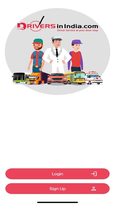 DriversInIndia - Customer App Screenshot