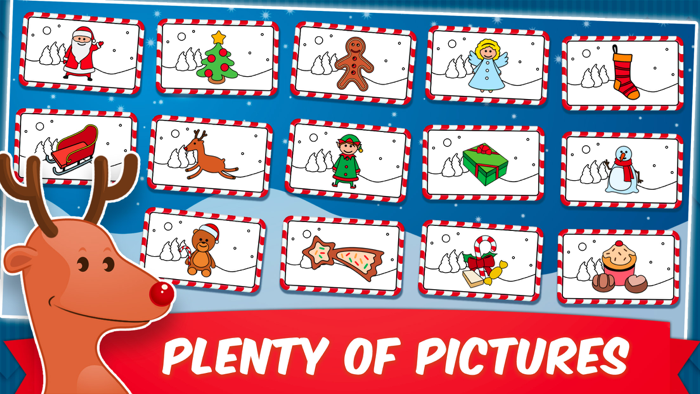 Christmas Kids coloring games