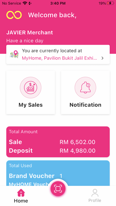 SAPU Merchant App Screenshot