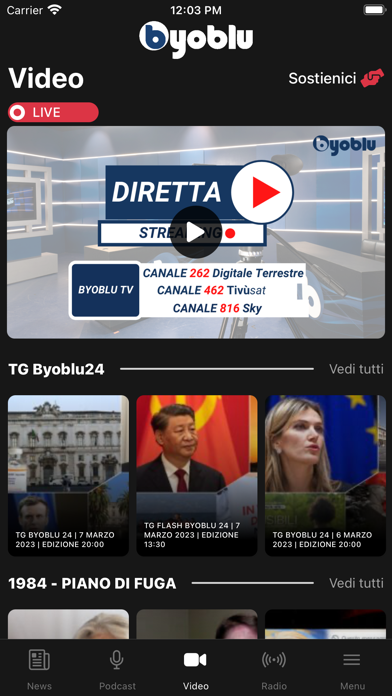 Byoblu - La Tv dei cittadini Screenshot