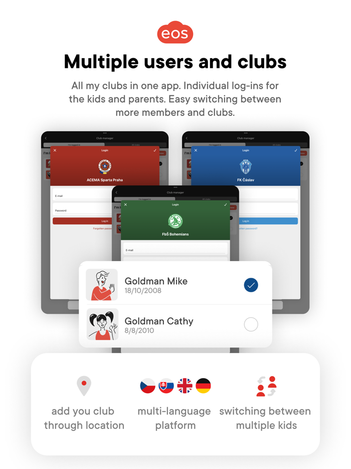 eos for clubs and communities