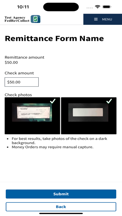 FedRevCollect Screenshot