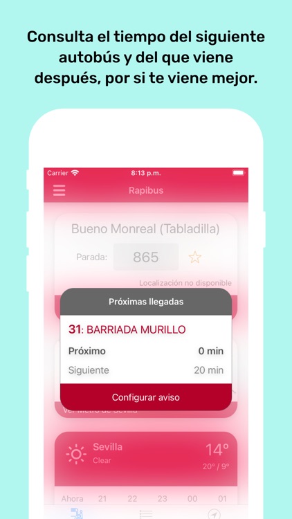 Rapibus Sevilla - Próximo bus