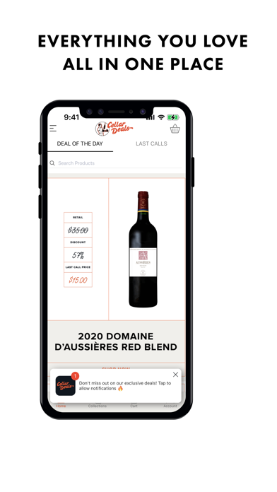 CellarDeals Wine Shop Screenshot