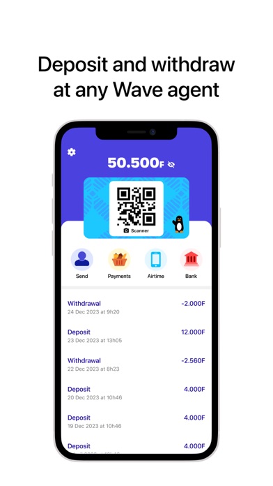 Wave - Mobile Money Screenshot