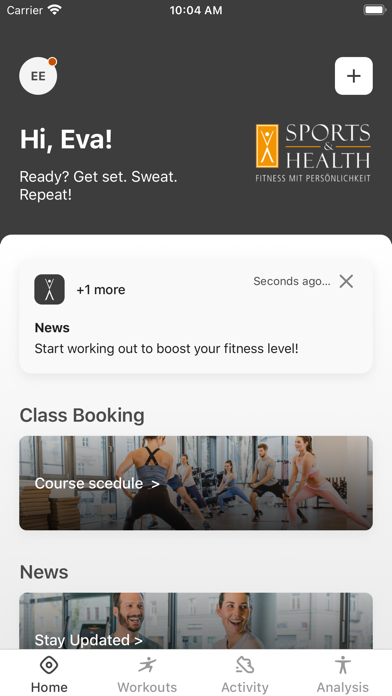 S&H Fitness Screenshot