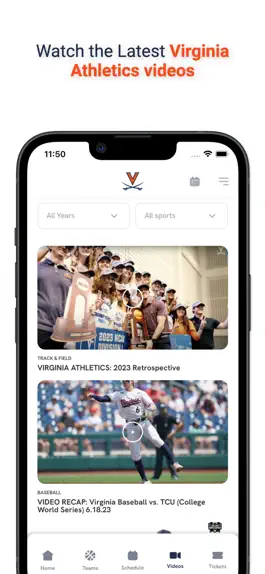 Game screenshot Virginia Sports Mobile App hack