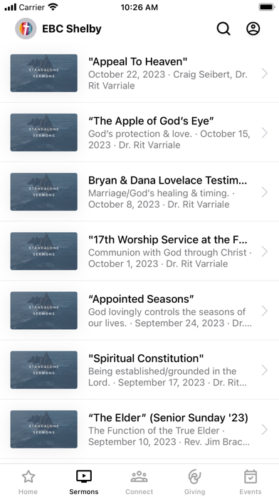 Elizabeth Church Shelby Screenshot