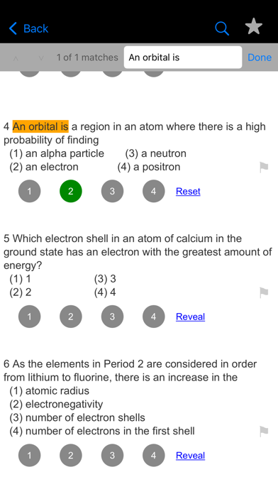 Regents Chemistry Screenshot