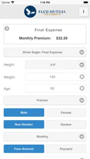 elco rate calculator iphone screenshot 1