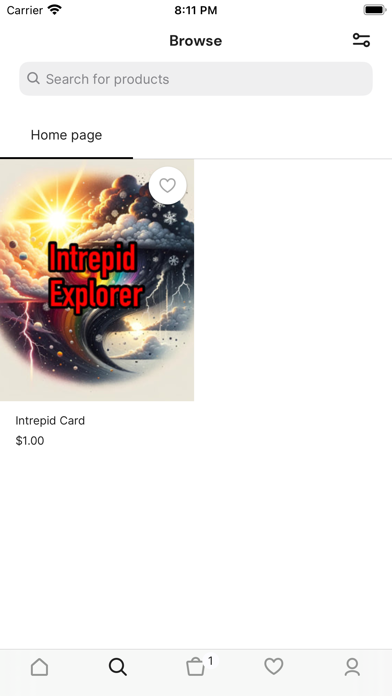 Intrepid’s Weather Store Screenshot